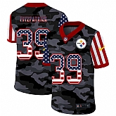 Nike Pittsburgh Steelers 39 Minkah Fitzpatrick Camo 2020 USA Flag Salute to Service Limited Jersey zhua,baseball caps,new era cap wholesale,wholesale hats